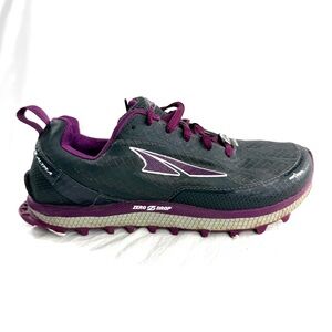 Altra Superior 3.5 Women Size 6 Gray Purple Trail Running Shoe Sneaker AFW1853F2